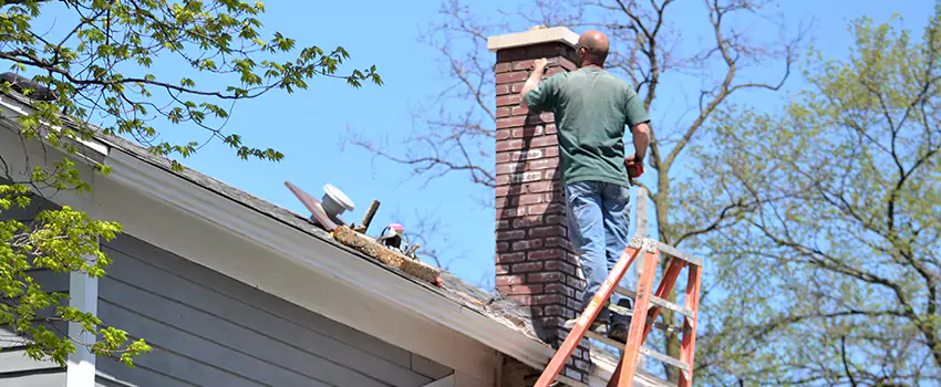 Vinyl and PVC Chimney Flashing Installation in North Canton, OH
