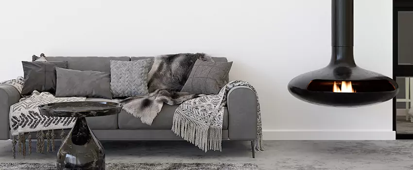 Circular Hanging Fireplace Installation Services in North Canton, OH